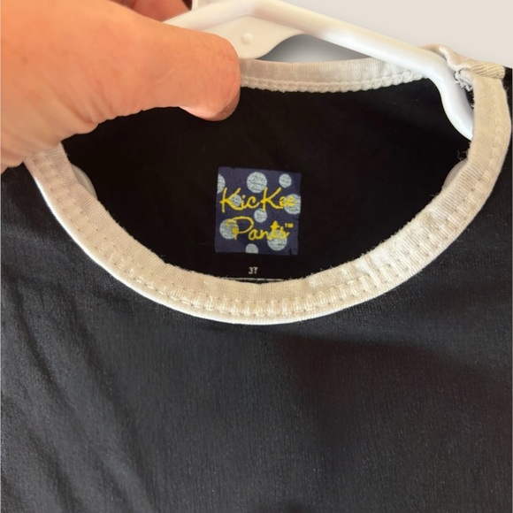 Kickee Pants 3T Halloween Ghost Black SSS & Matching Long Pants. EUC! - Picture 4 of 8